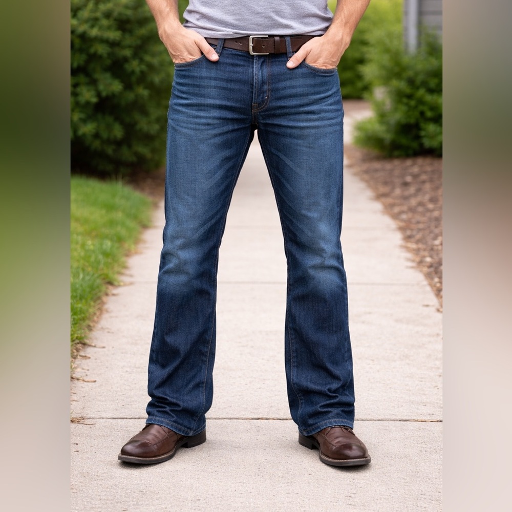 Gap 1969 Bootcut Jeans Men’s 34x32 Dark Wash Classic Fit